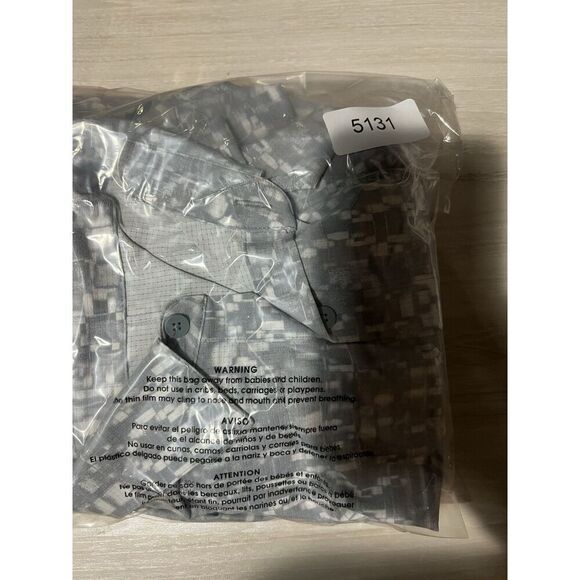 Lululemon Airing Easy Short Sleeve Shirt Mens L Lightweight Stretch Geometric - Picture 4 of 4